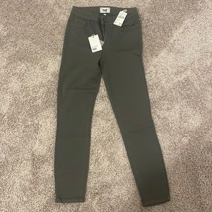 BRAND NEW- Paige Olive Green Jeans